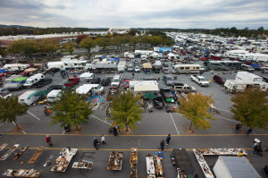 Aerial view of our booths at Hershey