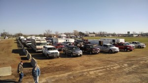 Line up and Swapping after the Fairgrounds gate opened