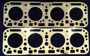 International Head gasket fits TD9, WD9, 600D, 650, 650D. For use on flush sleeve engines converted to 350 engine. Substitute for IHC # 305299R1, 305299R2, 332655R91, Felpro 7486CS