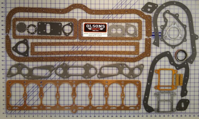 1934-36 Auburn 8 cylinder non supercharged gasket set