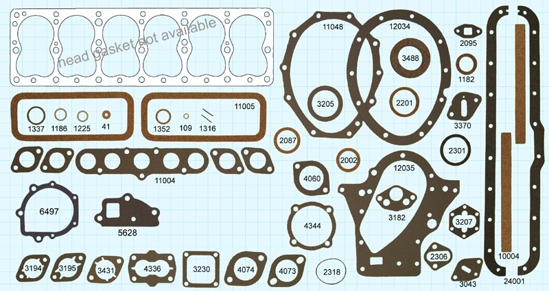 Engine Block Freeze Plug Set For 1933-1959 Plymouth Dodge 6 Cylinder – Silver Aftermarket Set