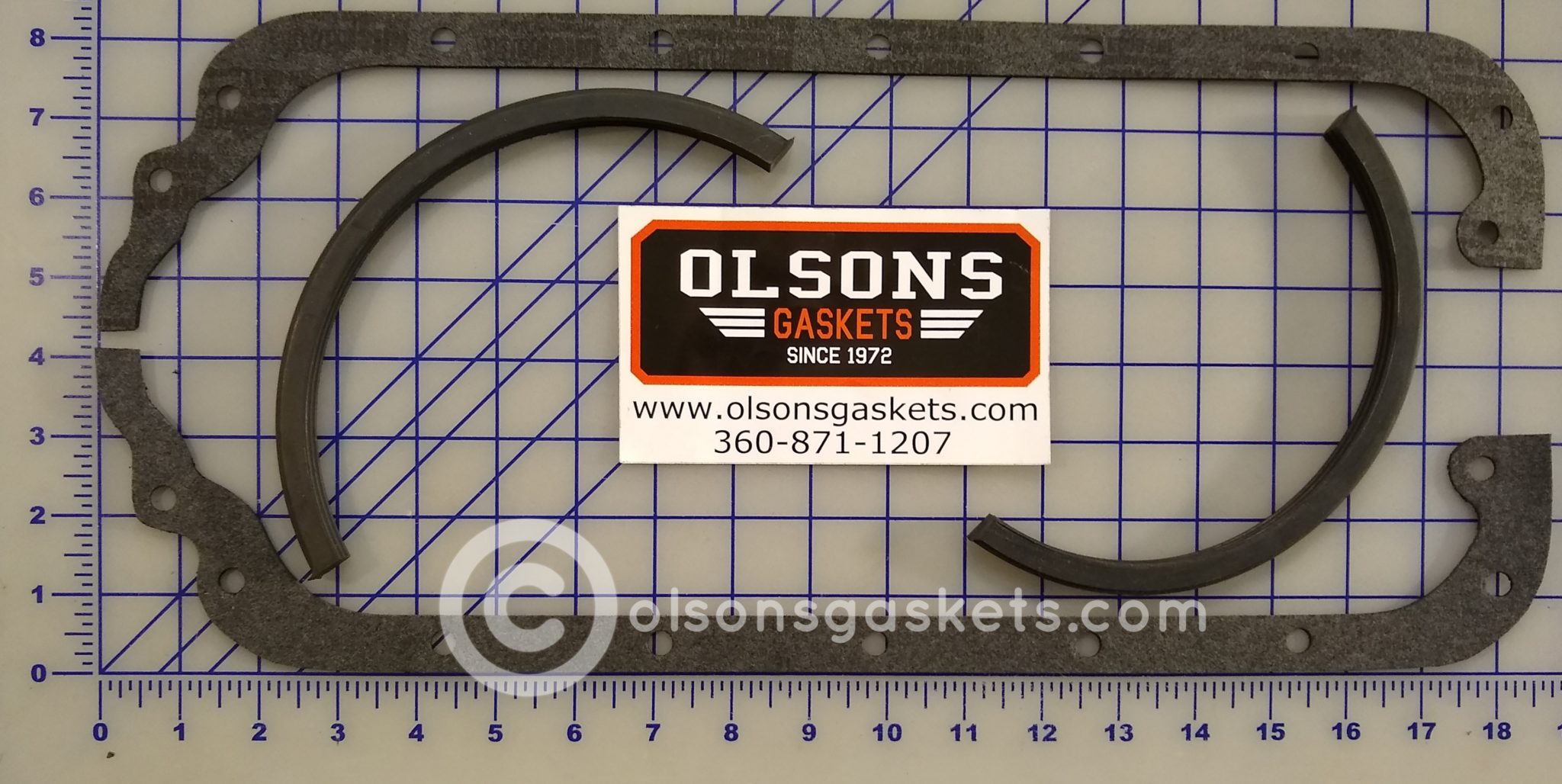 Continental 4 cylinder Oil Pan gasket set Olson